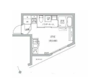 ベルシードステアー日暮里【1階】の間取り