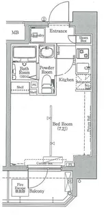 AXAS東京イーストレジデンス【2階】の間取り
