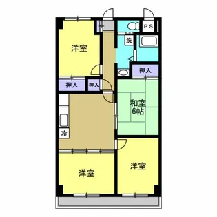 セボール【4階】の間取り