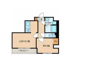 MON CHATON(モンシャトン)【5階】の間取り