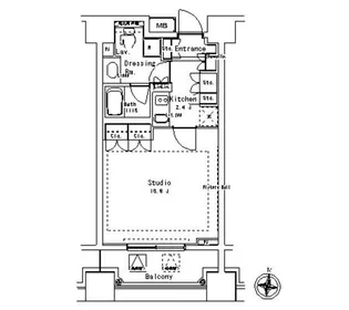 パークアクシス御茶ノ水ステージ【1階】の間取り