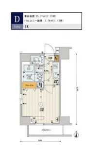 スカイコートパレス三ノ輪【9階】の間取り