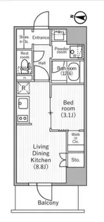nido MINOWA【10階】の間取り