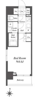 AIFLAT両国【4階】の間取り