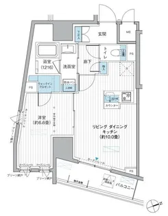 栖−すみか−浅草蔵前【4階】の間取り