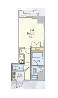 クレストコート蔵前【5階】の間取り