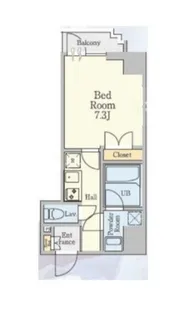 クレストコート蔵前【6階】の間取り