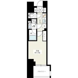 デュフレ南千住【13階】の間取り
