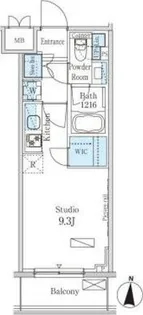 パークアクシス錦糸町ヴェール【3階】の間取り