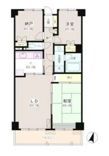 ル・クール本駒込【2階】の間取り