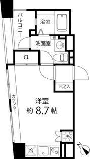レニール本駒込【9階】の間取り