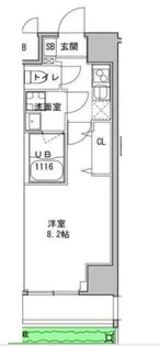 S−RESIDENCE押上Clair【5階】の間取り