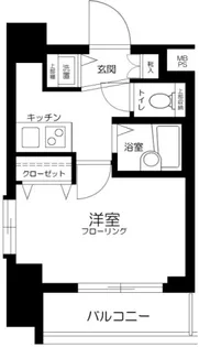 パークウェル浅草【3階】の間取り
