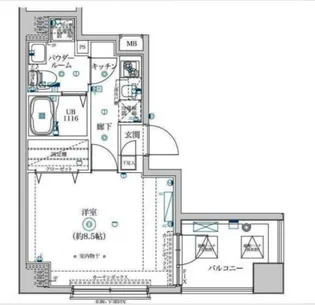 エスファルベプレスト東日暮里【7階】の間取り