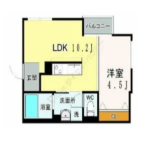 オクノオク【3階】の間取り