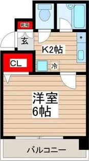 モンシェール錦糸町【10階】の間取り