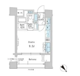 パークアクシス茅場町【11階】の間取り