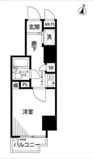 ライオンズプラザ白山【8階】の間取り