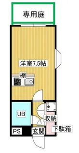 ワコーレエレガンス京成曳舟【1階】の間取り