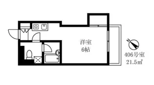 山口第一ビル【4階】の間取り