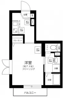 メゾン・ド・ソレイユ千住北【1階】の間取り