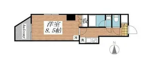 リアナスティル森下【5階】の間取り