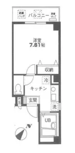 八丁掘松本ビル【3階】の間取り