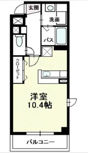 ポアンドール立花【3階】の間取り