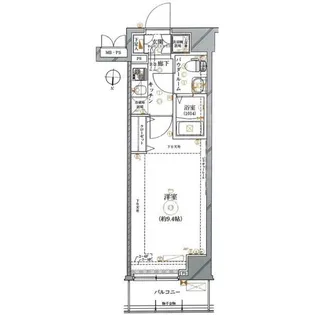 レアライズ錦糸町【9階】の間取り