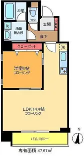 コレット春日【5階】の間取り