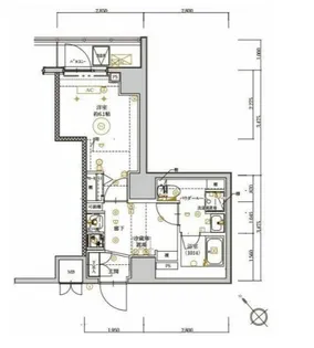 ARTESSIMO ESK【7階】の間取り