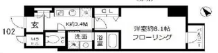 ファインクレスト入谷【1階】の間取り