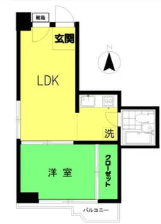 大野コーポ【3階】の間取り