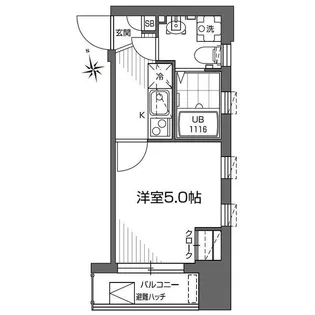 グランアセット早稲田【2階】の間取り