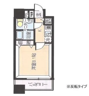 ブルーノ元浅草【3階】の間取り