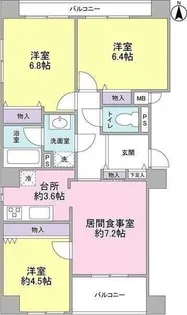 カーサフォルトオアサ【5階】の間取り
