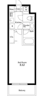 Rz PLACE両国【2階】の間取り