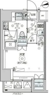 ドムス・スタイル浅草【2階】の間取り