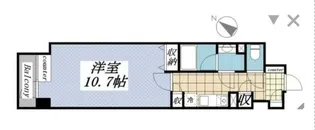 メゾン ド ヴィレ日本橋中洲【9階】の間取り
