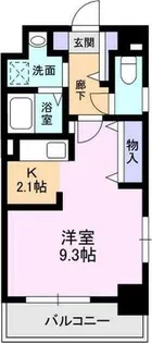 リッジコム【4階】の間取り