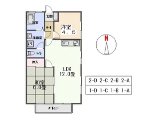 鈴木コーポ【1A号室】の間取り