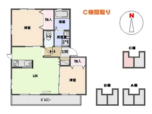 ユウ・フォーリット【C101号室】の間取り