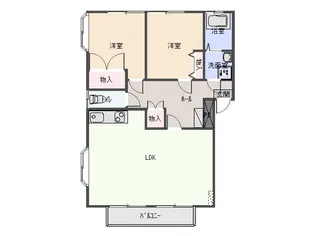 メディオ・アイ【305号室】の間取り