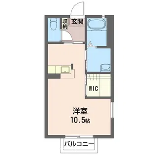 ラフィネド・メゾン【2階】の間取り