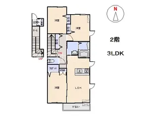 ベルメゾンの丘・下田島【203号室】の間取り