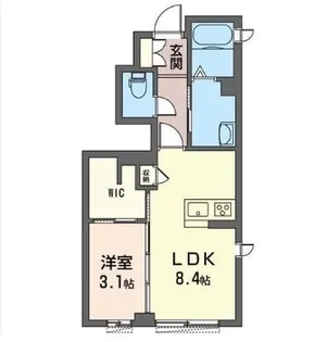 フォレストヴィラ【102号室】の間取り
