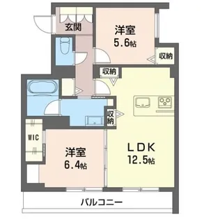 アンビシア【201号室】の間取り