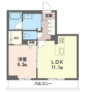 アンビシア【202号室】の間取り