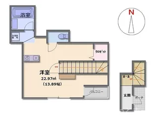 ie【C号室】の間取り