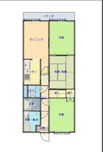 リーベパトリー太田【303号室】の間取り